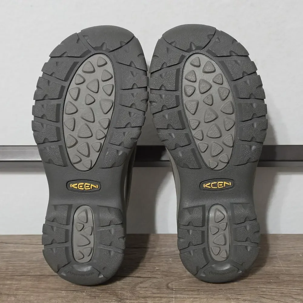 Keen Kaci II Women's Leather Clogs Slip-On Comfort Shoes Size 8 Castor Gray